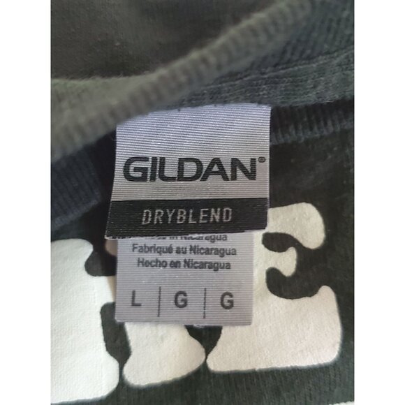 Gildan DryBlend "Save The Earth Raise A Hippie" T-Shirt L Large - Picture 4 of 5